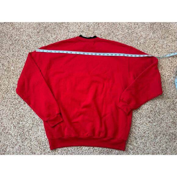 VINTAGE Bedazzled Cat Sweatshirt; Top Stitch by Moring Sun, MEDIUM/LARGE - Picture 11 of 11